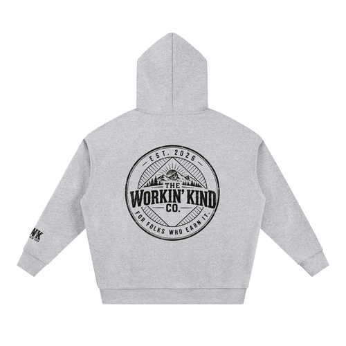 Essential Heavyweight Hoodie (Back & Sleeve Logo)