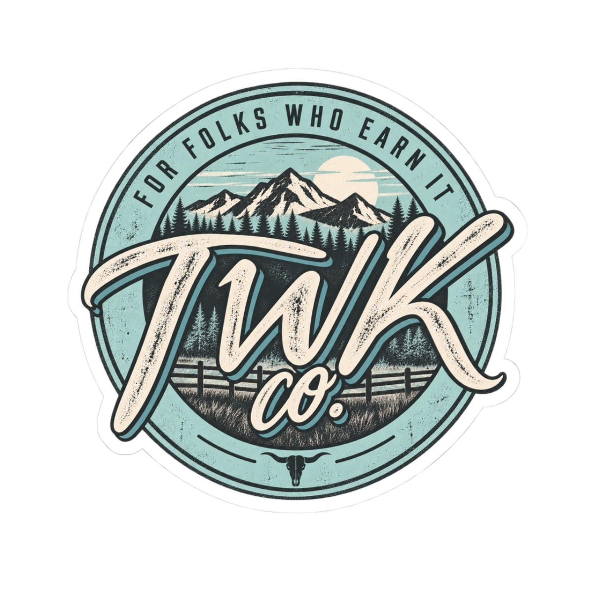 TWK CO. Ranch Style Sticker